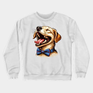 Chien heureux Crewneck Sweatshirt